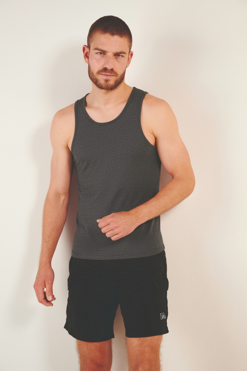 Großhändler RMS 26 BY FRANCE DENIM - Großes meliertes Jersey-Tanktop