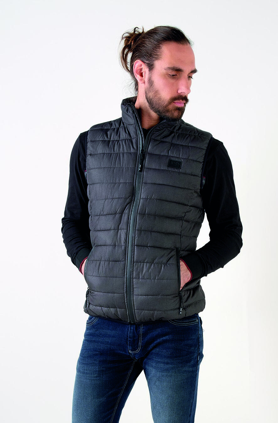 Grossista RMS 26 BY FRANCE DENIM - Piumino smanicato melange