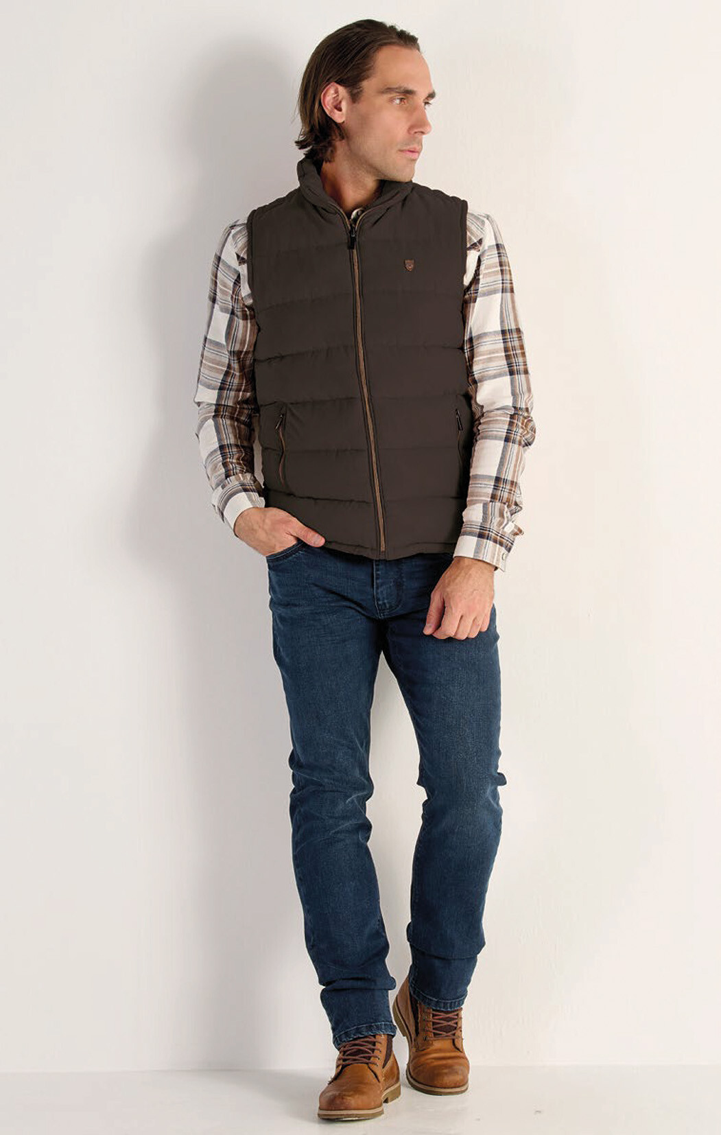 Großhändler RMS 26 BY FRANCE DENIM - Ärmellose Alcantara-Daunenjacke