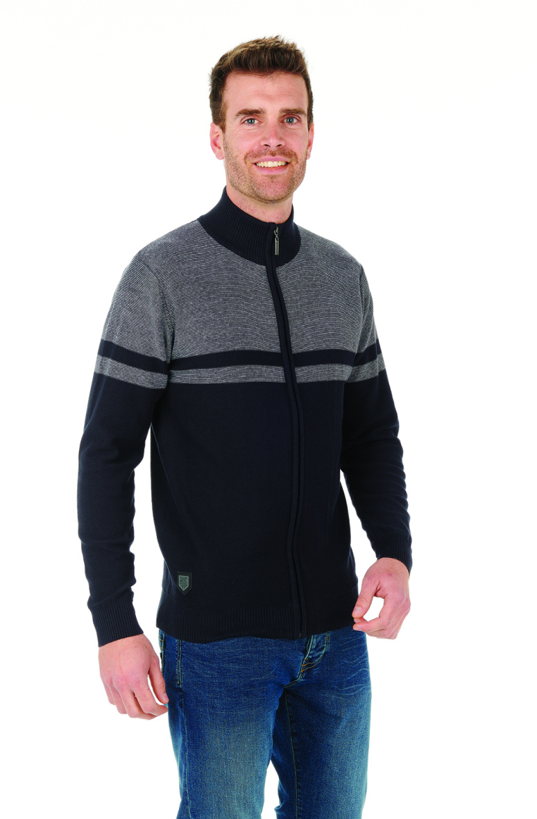 Mayorista RMS 26 BY FRANCE DENIM - Chaleco bimateria jacquard