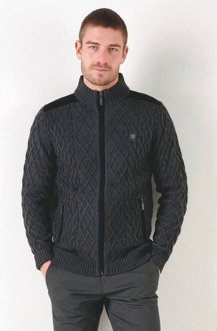Grossista RMS 26 BY FRANCE DENIM - Gilet Empiect con tasche con zip fantasia screziata