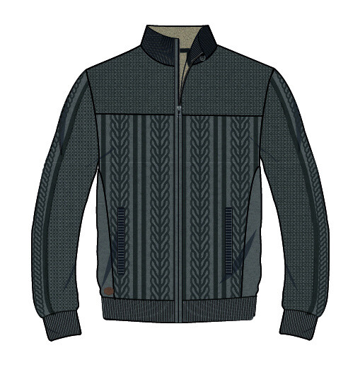 Grossista RMS 26 BY FRANCE DENIM - Gilet Sherpa irlandese