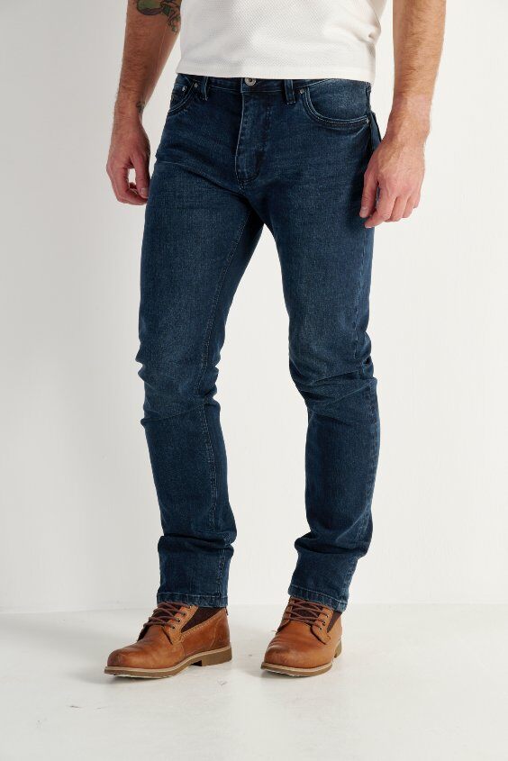 Mayorista RMS 26 BY FRANCE DENIM - Jeans Navy Stretch con Cremallera