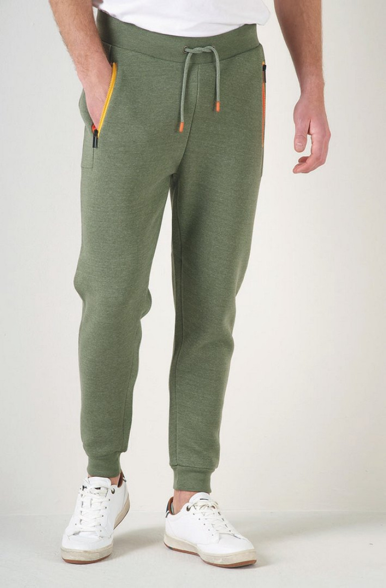 Grossista RMS 26 BY FRANCE DENIM - Pantaloni da jogging in pile con zip