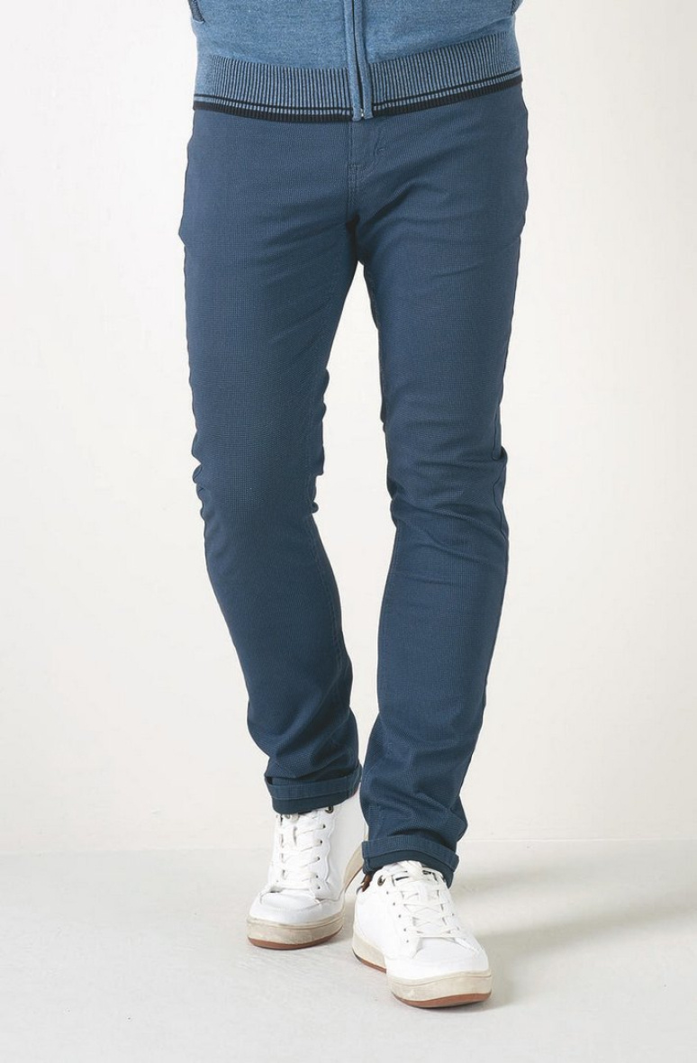 Wholesaler RMS 26 BY FRANCE DENIM - All Over Blue 5-pocket pants