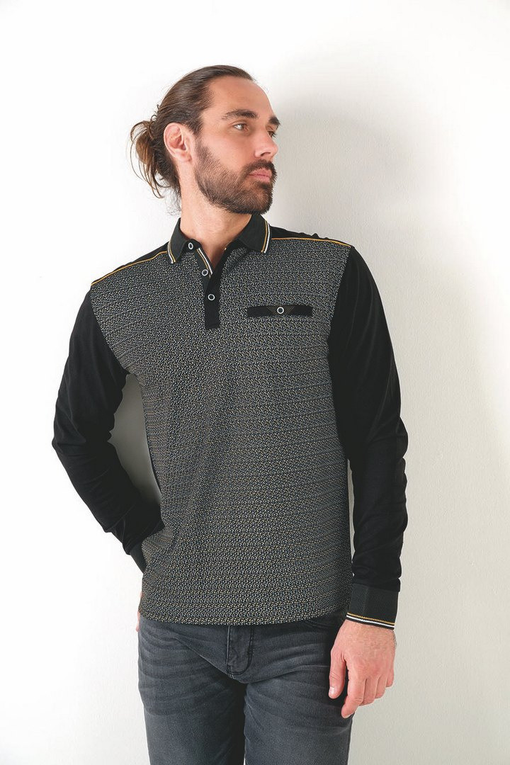 Wholesaler RMS 26 BY FRANCE DENIM - All Over Front Polo