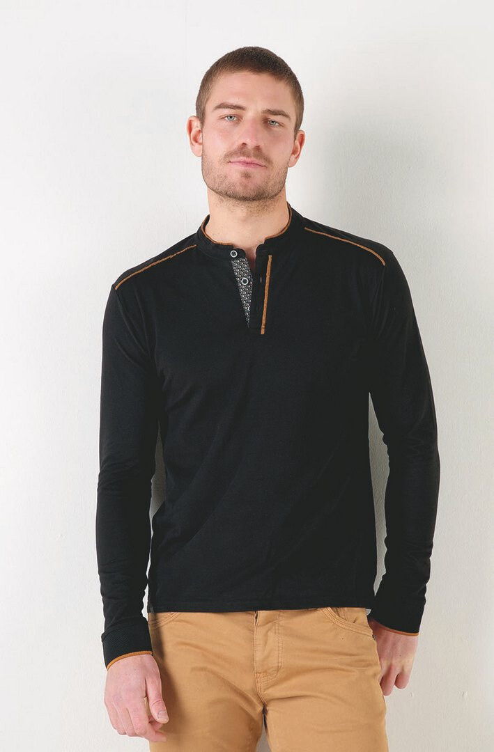 Grossista RMS 26 BY FRANCE DENIM - Polo a maniche lunghe