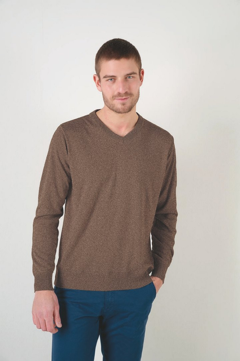 Grossista RMS 26 BY FRANCE DENIM - Maglione con scollo a V J12