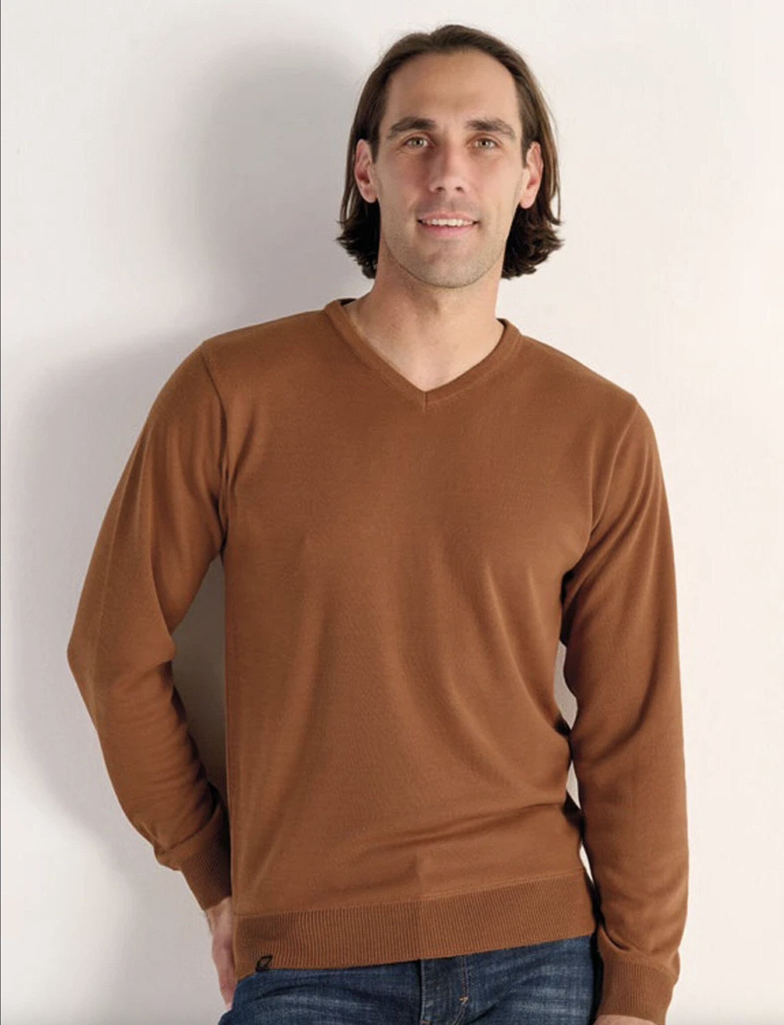 Grossiste RMS 26 BY FRANCE DENIM - Pull jauge 12 col V basic