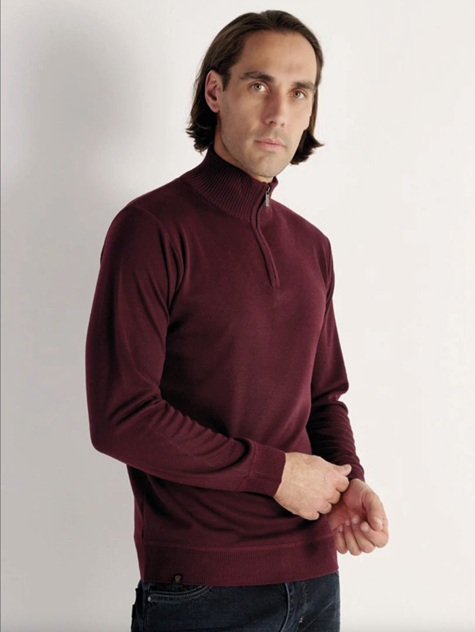 Grossiste RMS 26 BY FRANCE DENIM - Pull Jauge 12 col cycliste Basic