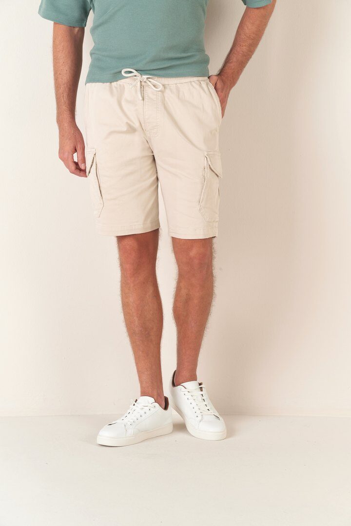 Großhändler RMS 26 BY FRANCE DENIM - Cargo-Bermuda Joggjeans Farbe