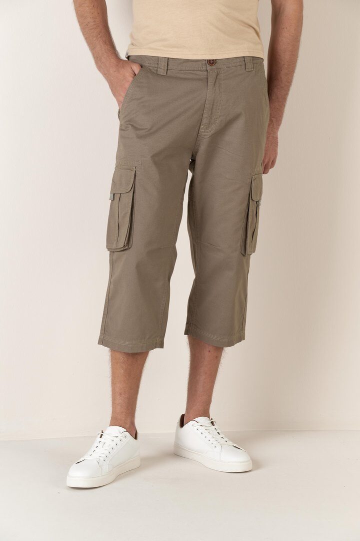 Wholesaler RMS 26 BY FRANCE DENIM - Twill cargo capri pants