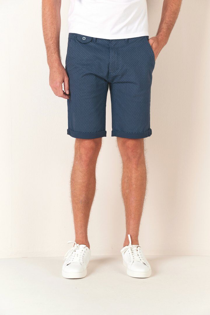 Großhändler RMS 26 BY FRANCE DENIM - Chino-Bermuda-Shorts mit Allover-Print