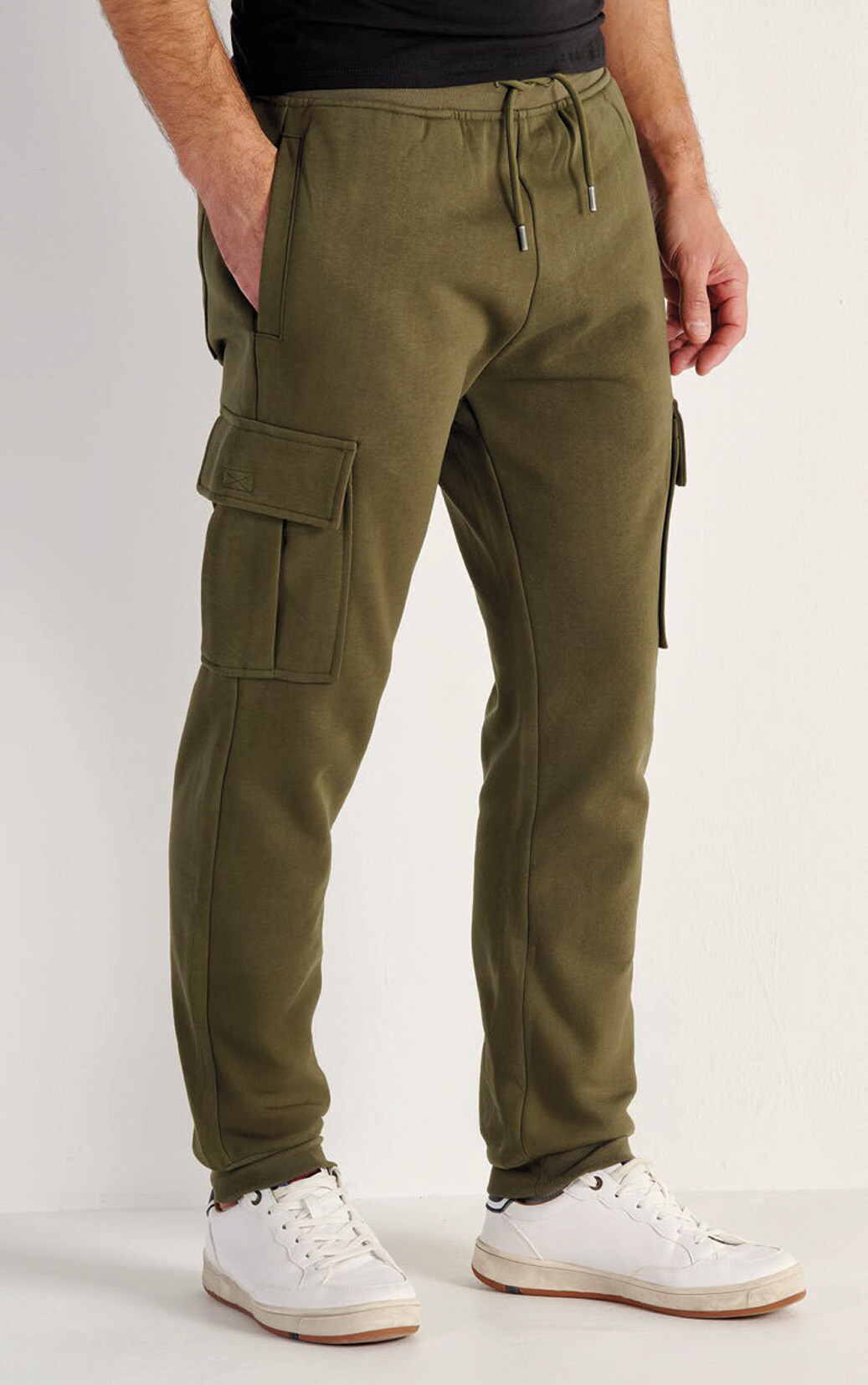 Grossiste RMS 26 BY FRANCE DENIM - Bas de jogging cargo molleton