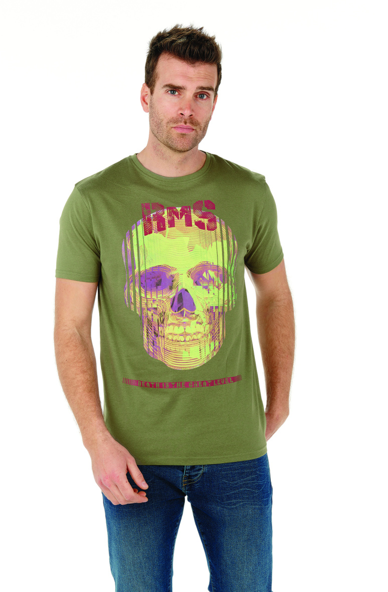 Wholesaler RMS 26 BY FRANCE DENIM - MC Skull T-Shirt