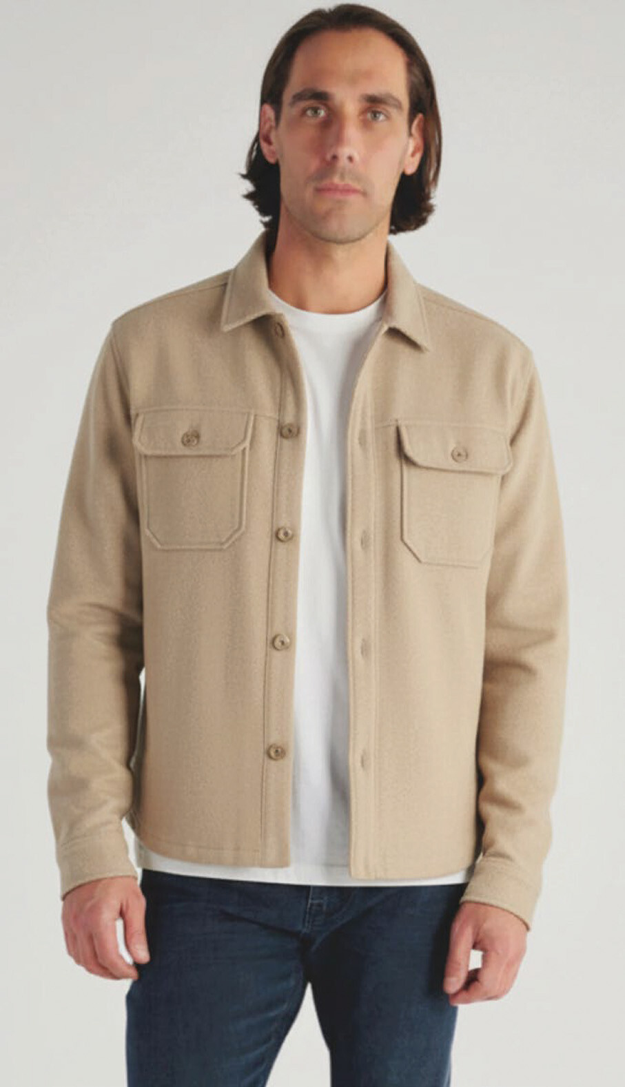 Wholesaler RMS 26 BY FRANCE DENIM - Textured overshirt