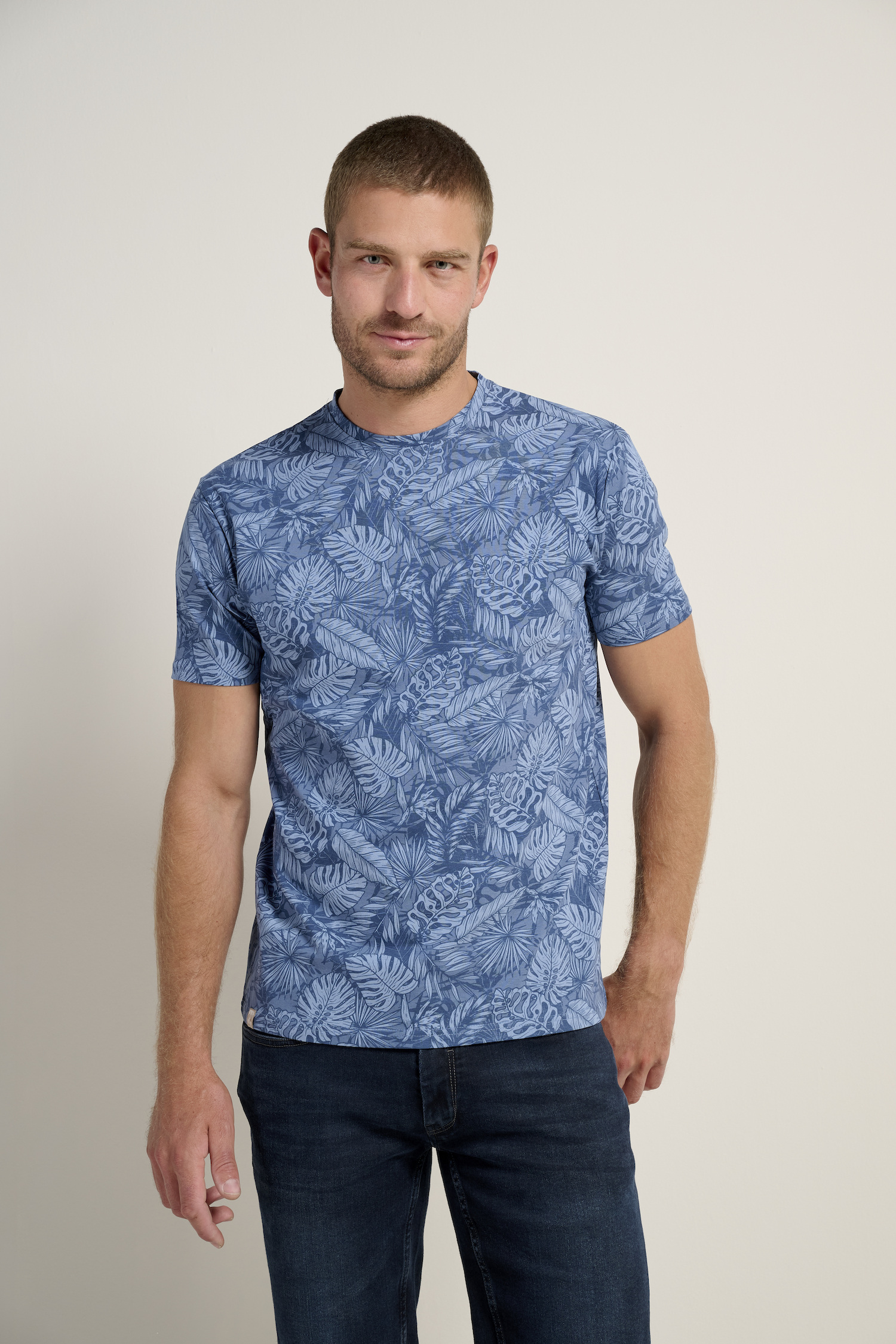 Großhändler RMS 26 BY FRANCE DENIM - Tropisches Jersey-T-Shirt