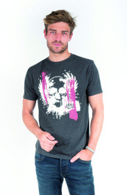 Wholesaler RMS 26 BY FRANCE DENIM - SKULL MC T-shirt