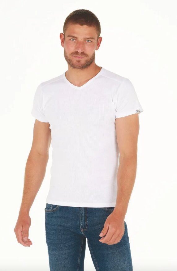 Grossiste RMS 26 BY FRANCE DENIM - Tee Shirt Rib à côte
