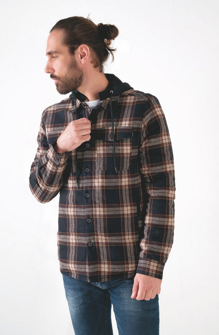 Grossista RMS 26 BY FRANCE DENIM - Camicia trapuntata con cappuccio