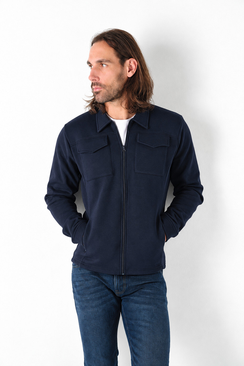 Großhändler RMS 26 BY FRANCE DENIM - SPORT CHIC Fleecejacke