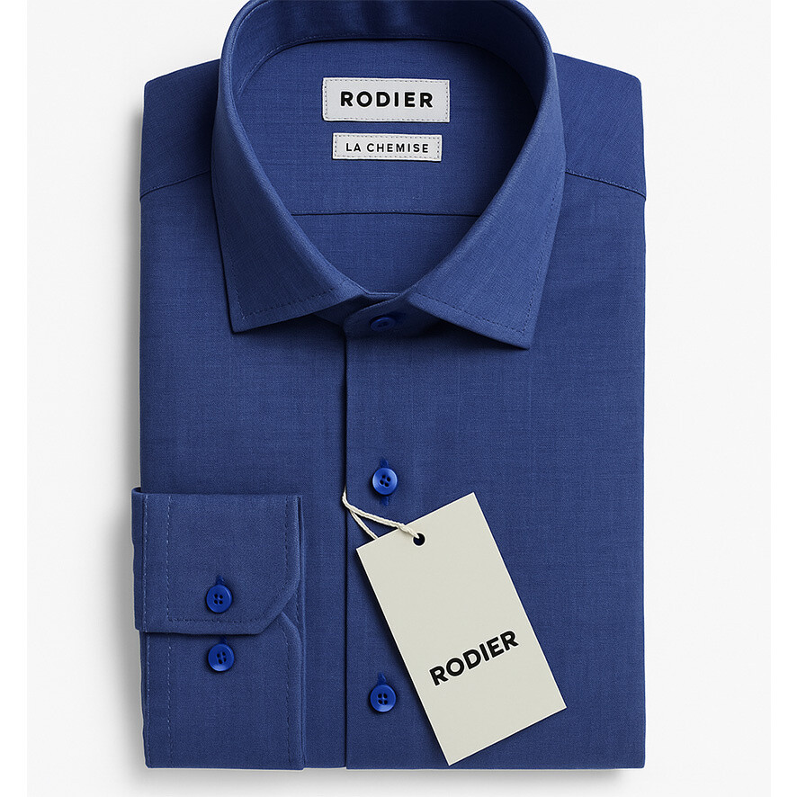 Grossista RODIER PARIS - Camicia blu scuro