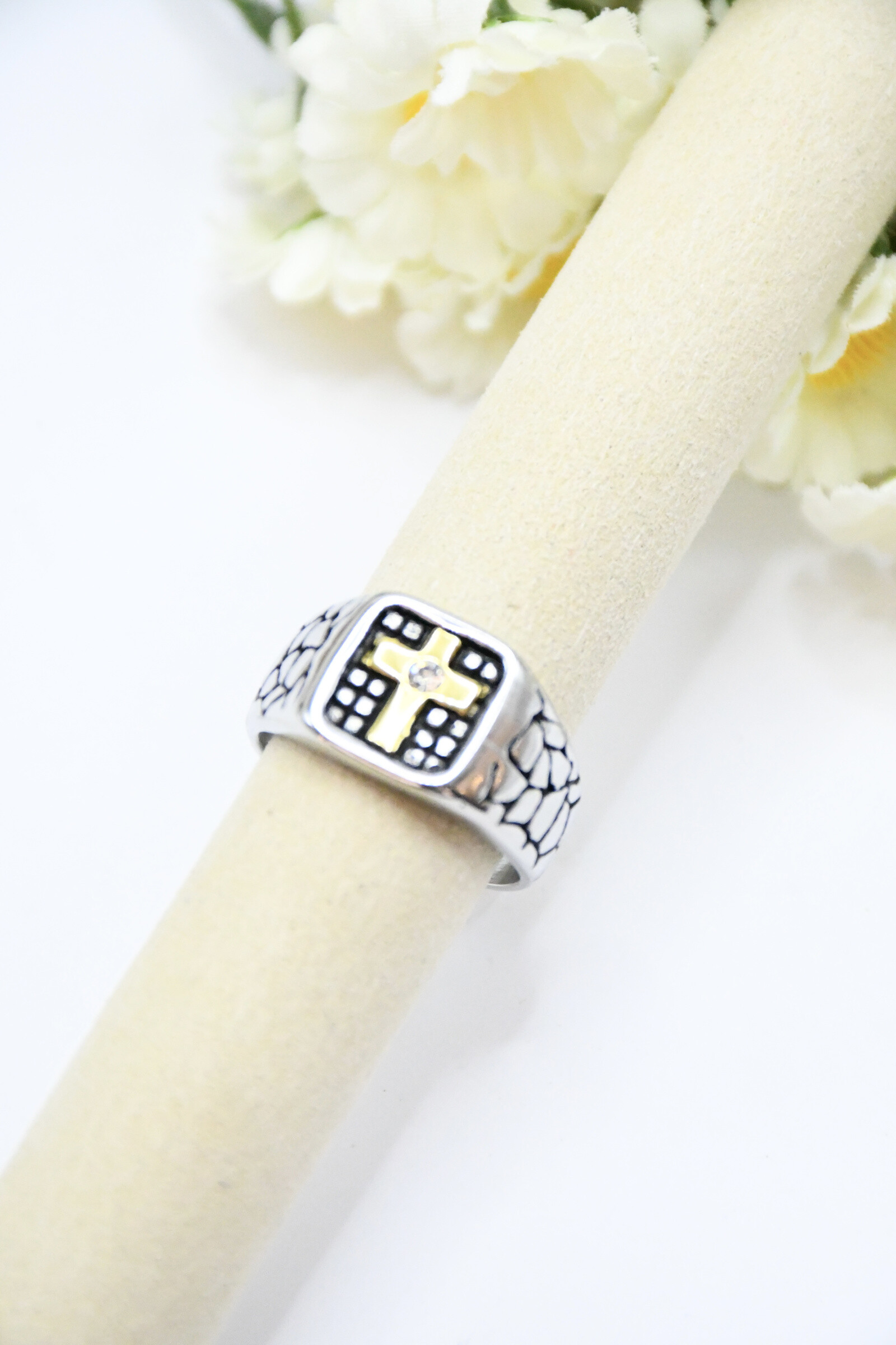 Wholesaler ROSA - Stainless steel man ring