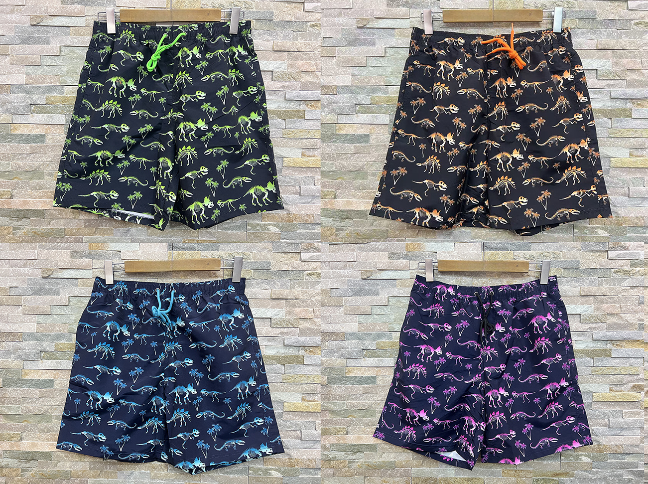Wholesaler SEE BLEU - MEN'S POLYESTER BEACH SHORTS (WITH MESH)