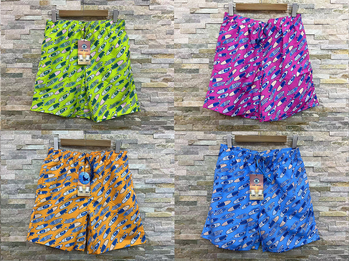 Wholesaler SEE BLEU - MEN'S POLYESTER BEACH SHORTS (WITH MESH)