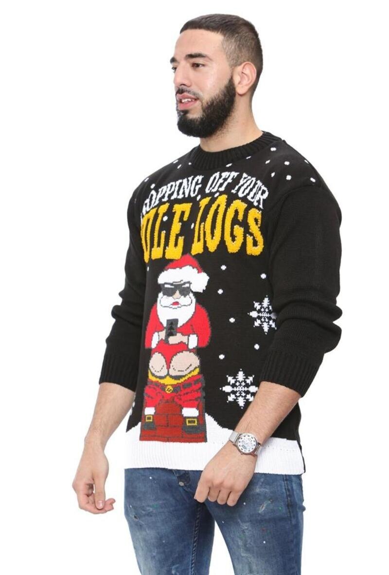 Grossiste SK MODE - Pull de Noël pour homme. Sweat Shirt / Gilet Snowy / Gilet Pull YULE LOCS