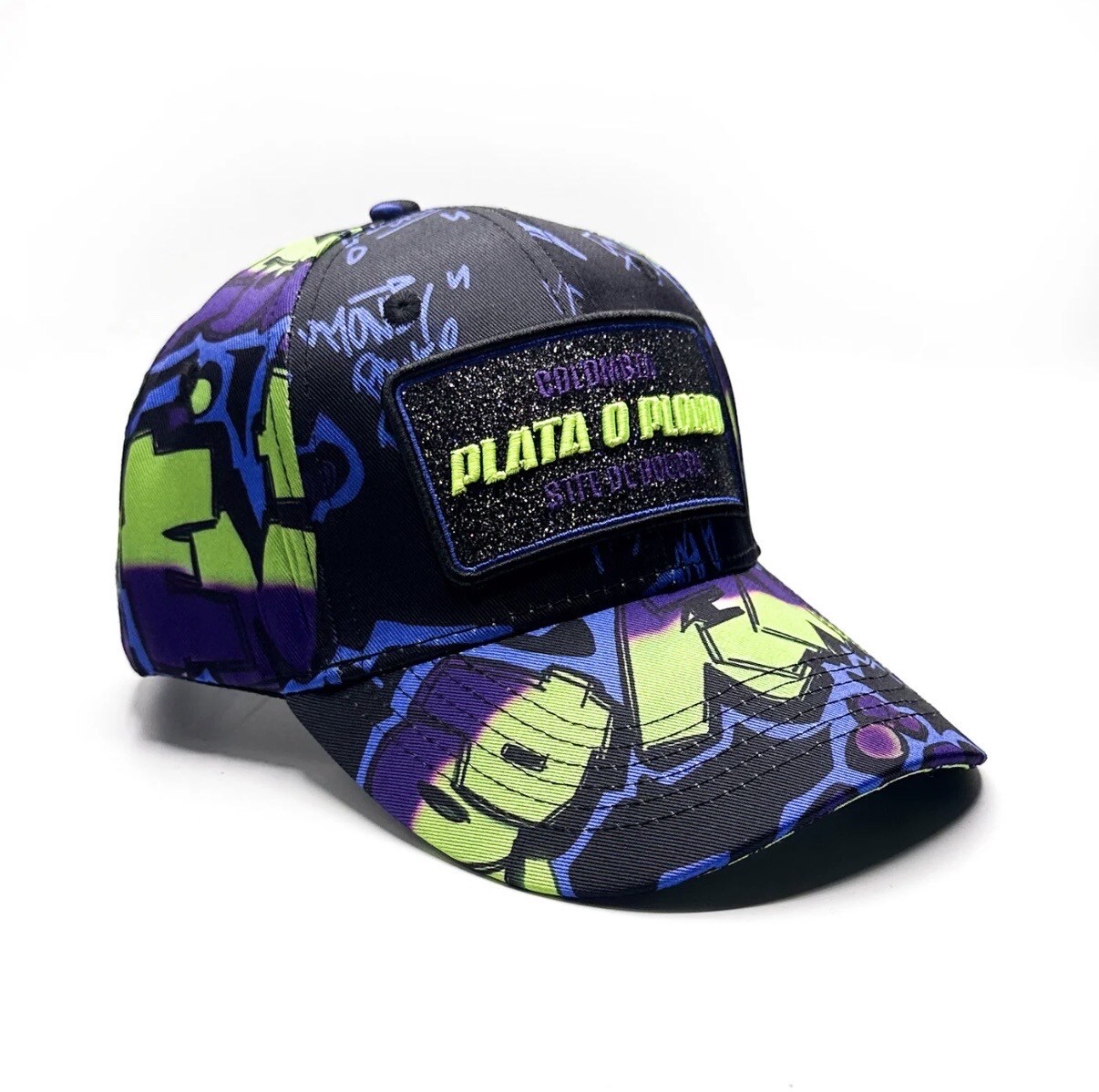 Grossiste SKR - Casquette Plata O Plomo noir et jaune fluo