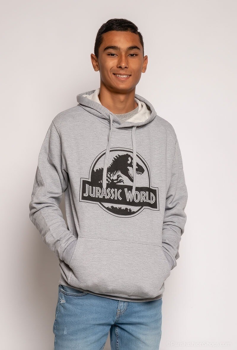 Grossiste So Brand - Sweat capuche avec poche kangourou JURASSIC WORLD