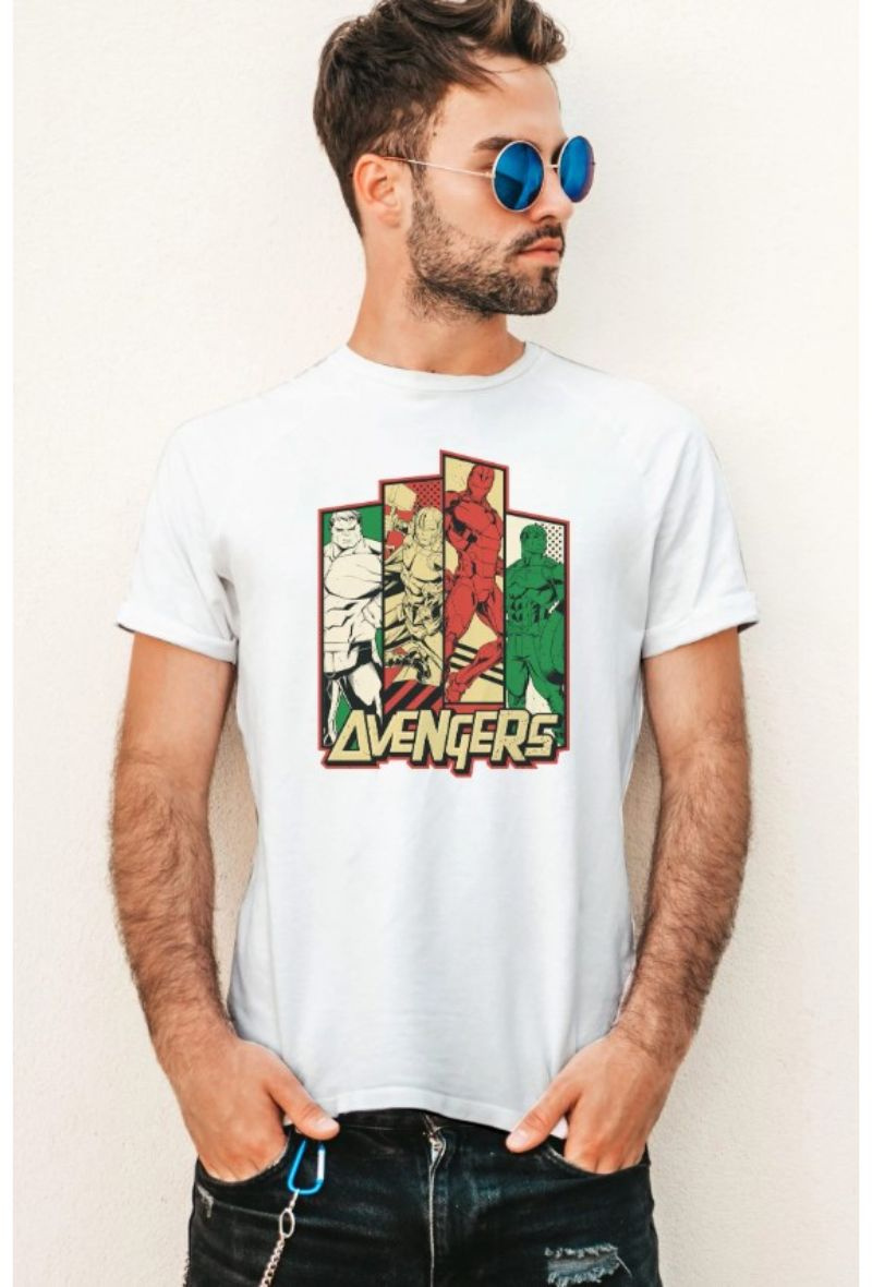 Grossiste So Brand - T-SHIRT COL ROND MANCHES COURTES AVENGERS