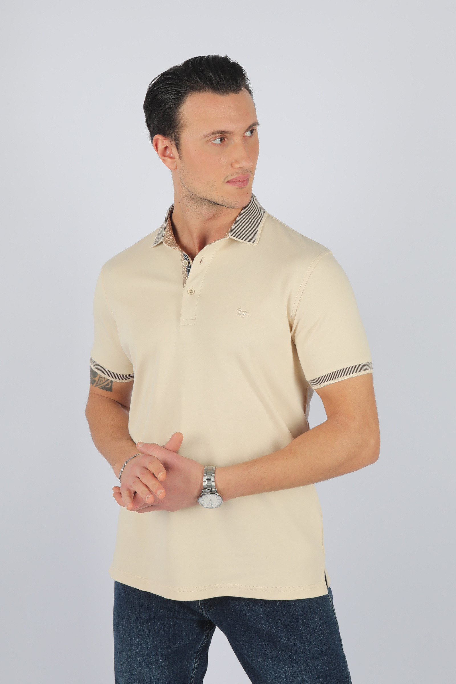 Großhändler Stil Park - Kurzarm-Poloshirt