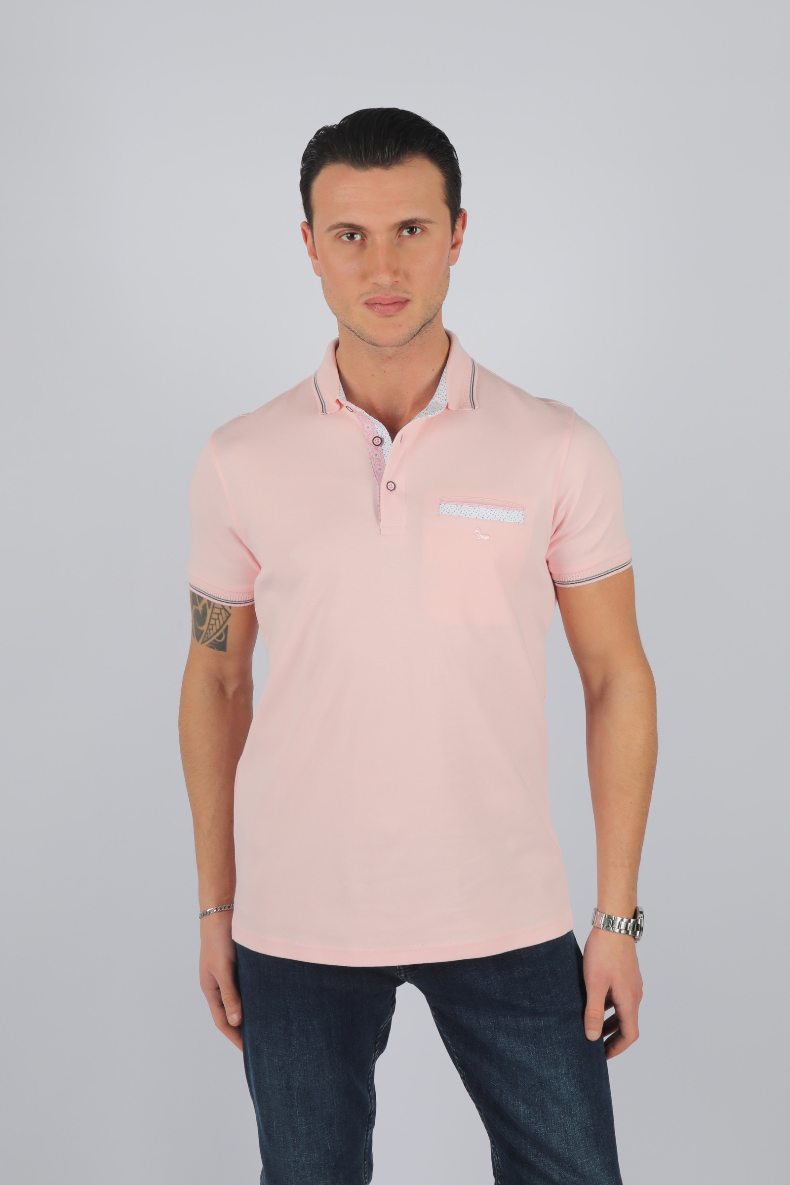 Grossiste Stil Park - Polo manches courtes poche