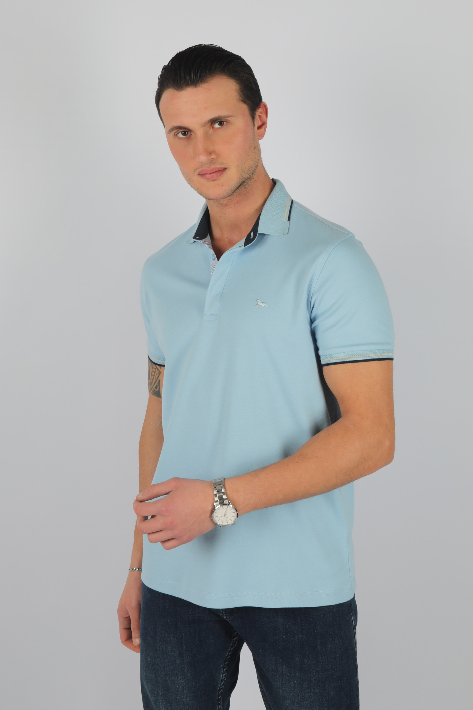 Großhändler Stil Park - Kurzarm-Poloshirt