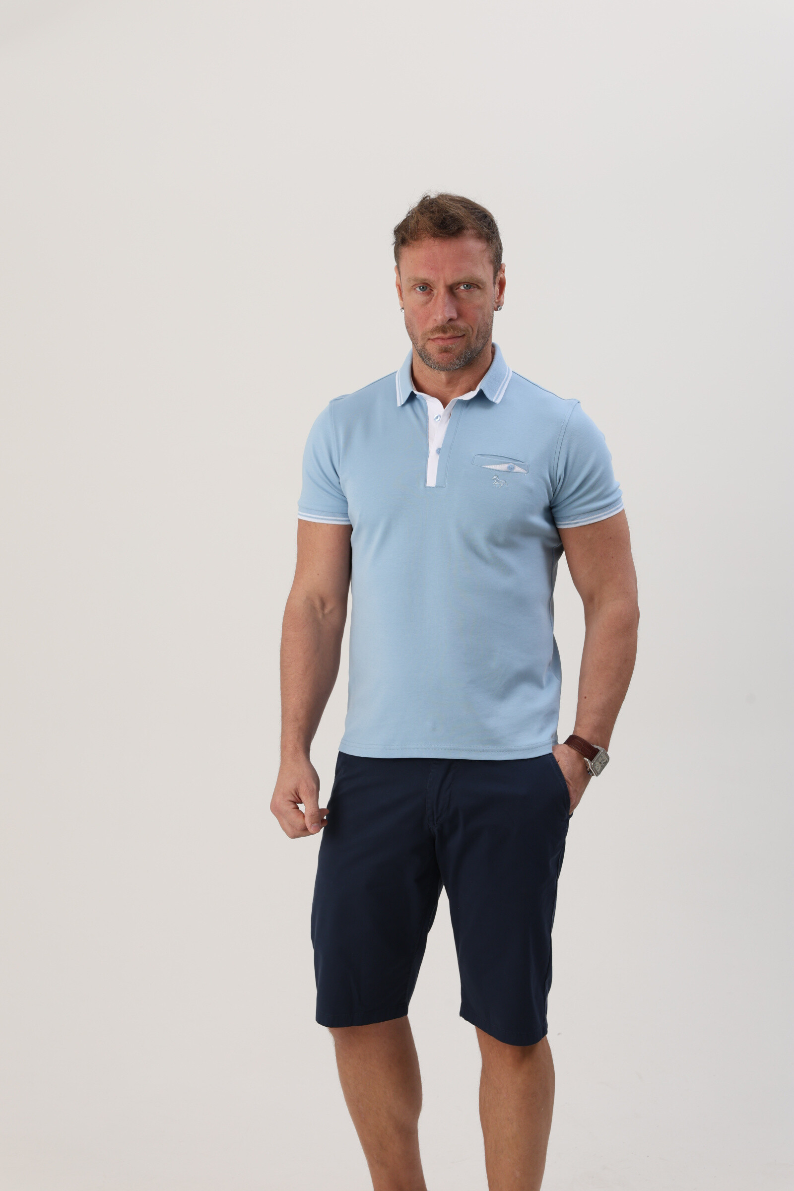 Wholesaler Stil Park - Polo short sleeves Stil park 100% cotton