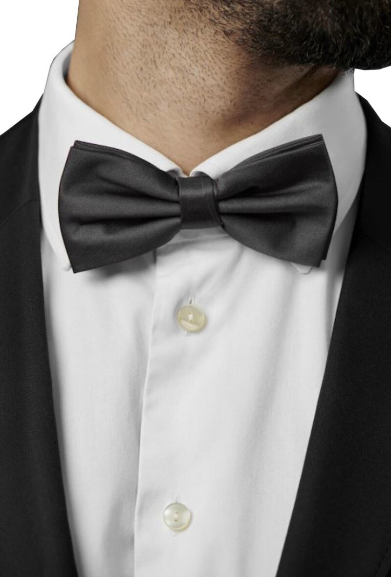 Grossiste SUBLIMINAL MODE - Nœud papillon pour chemise homme en noir uni