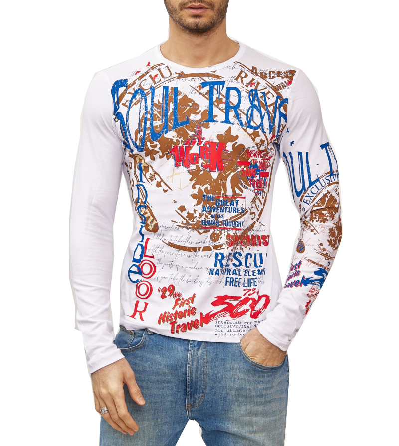 Wholesaler SUBLIMINAL MODE - Subliminal Mode - Long Sleeve T-shirt, Washed Cotton