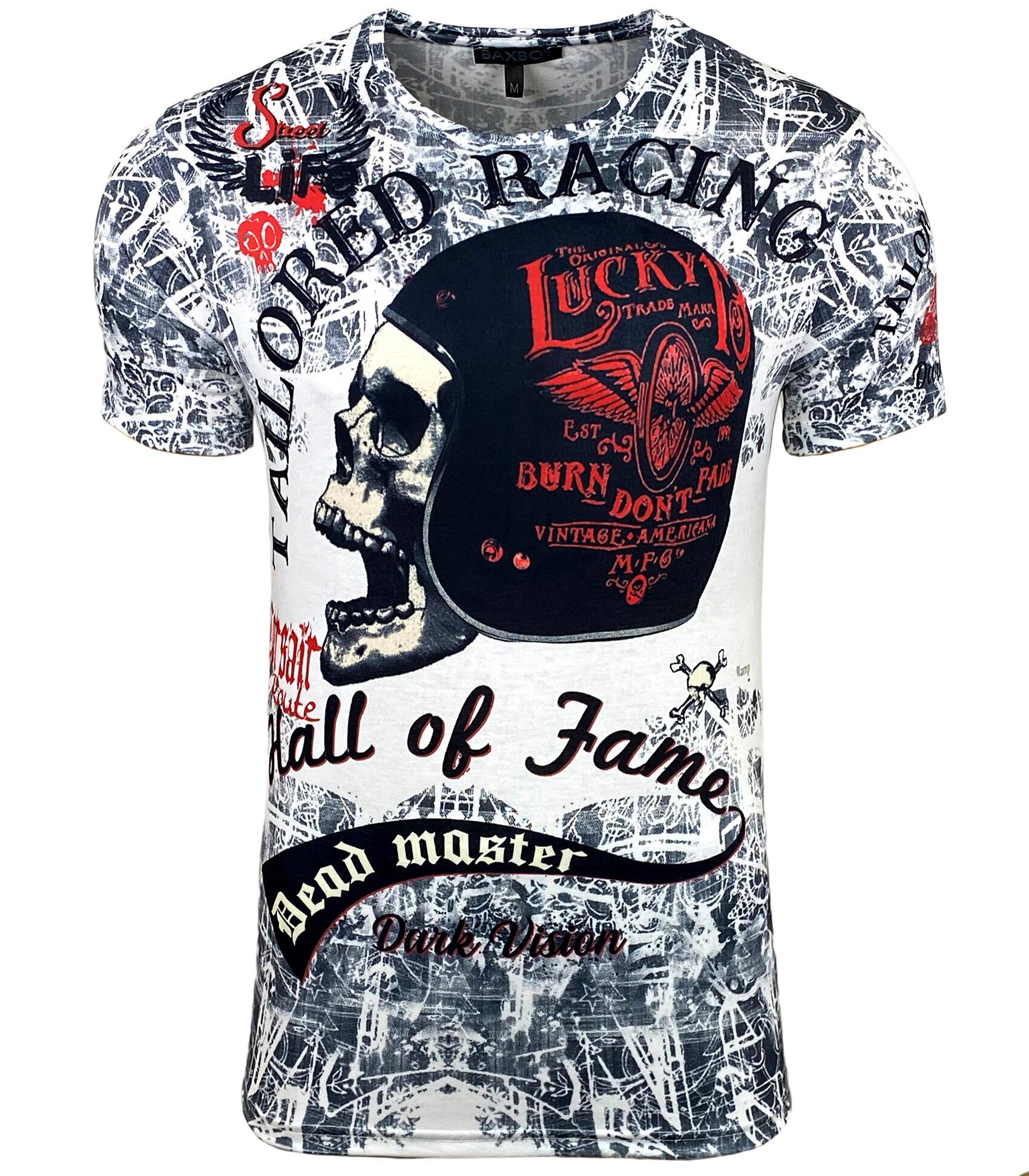 Grossista SUBLIMINAL MODE - T-shirt a manica corta con stampa teschio