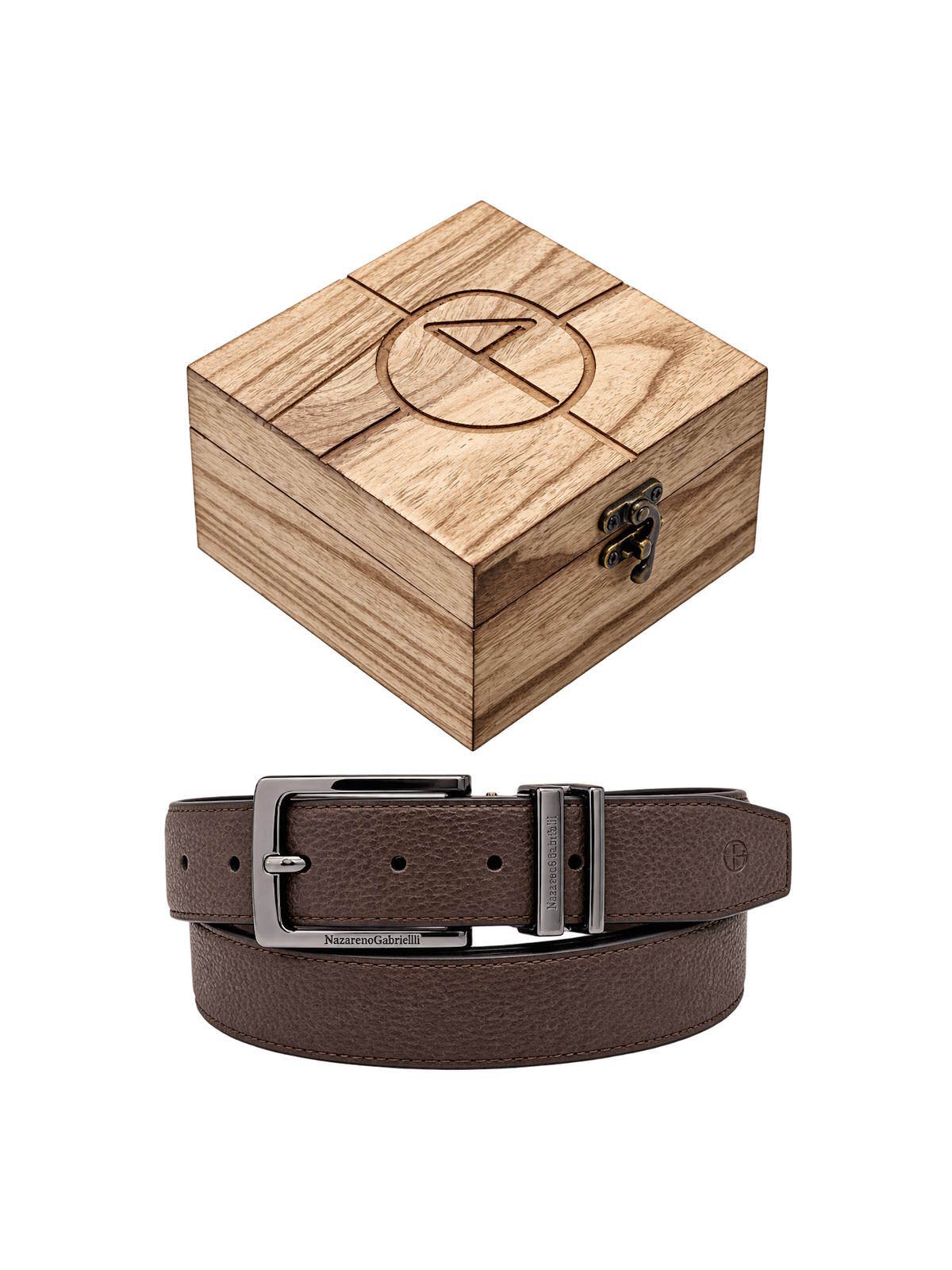 Wholesaler Suie Valentini - Christmas Gift for Him | Men's Belt with Wooden Gift Box, Art. CDK053