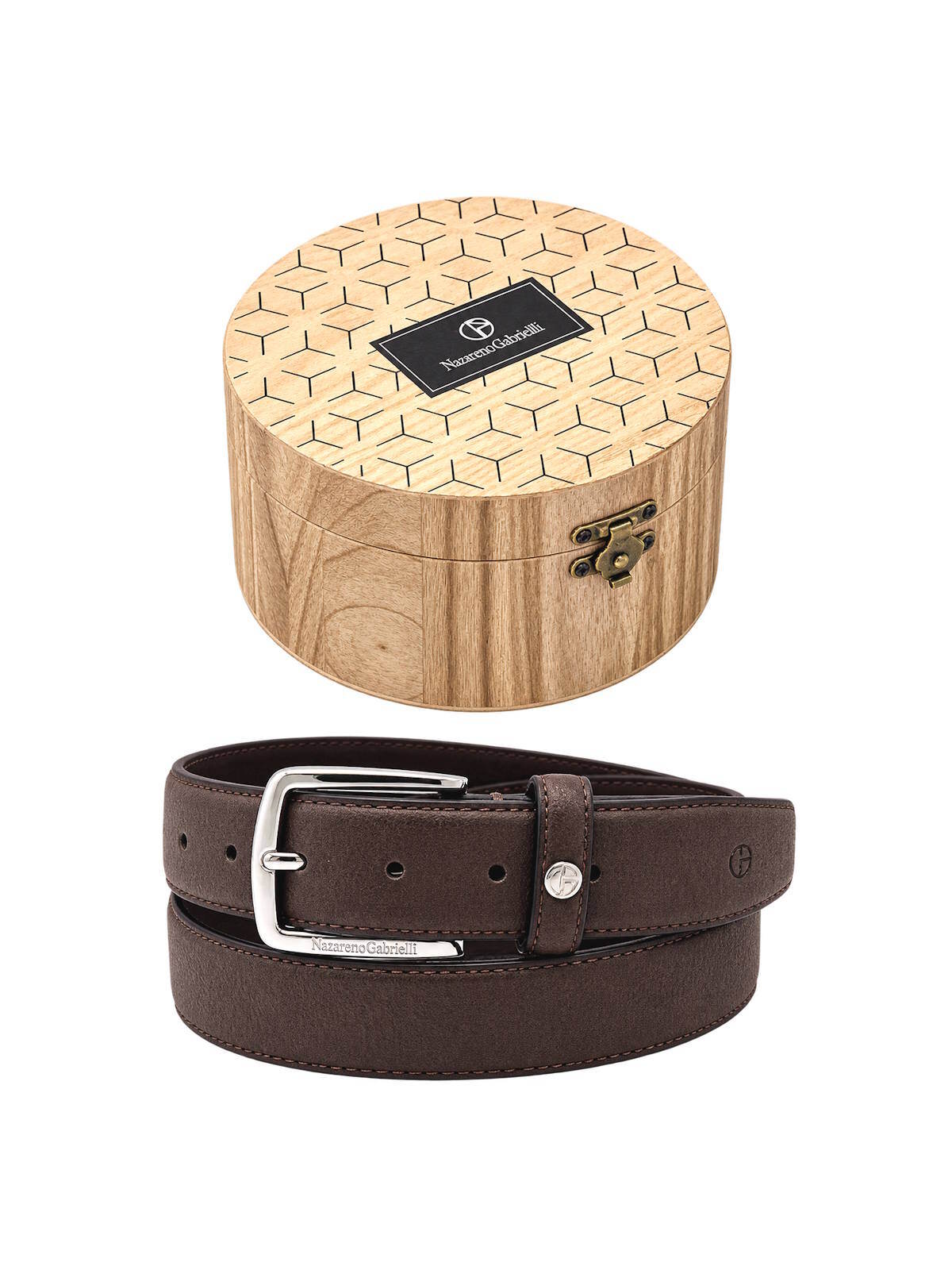 Wholesaler Suie Valentini - Christmas Gift for Him | Men's Belt with Wooden Gift Box, Art. CDK054