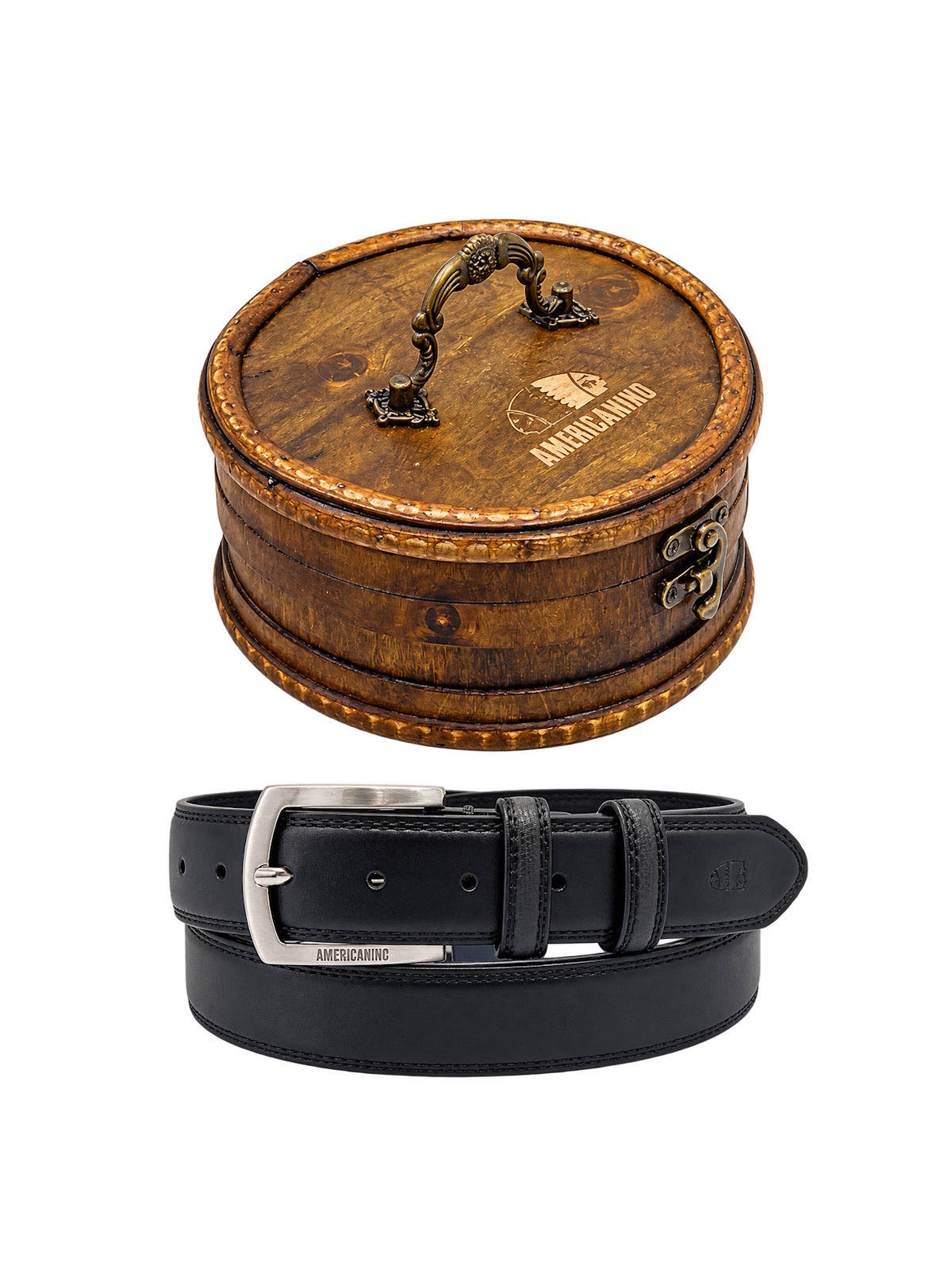 Wholesaler Suie Valentini - Christmas Gift for Him | Men's Belt with Wooden Gift Box, Art. CDK069