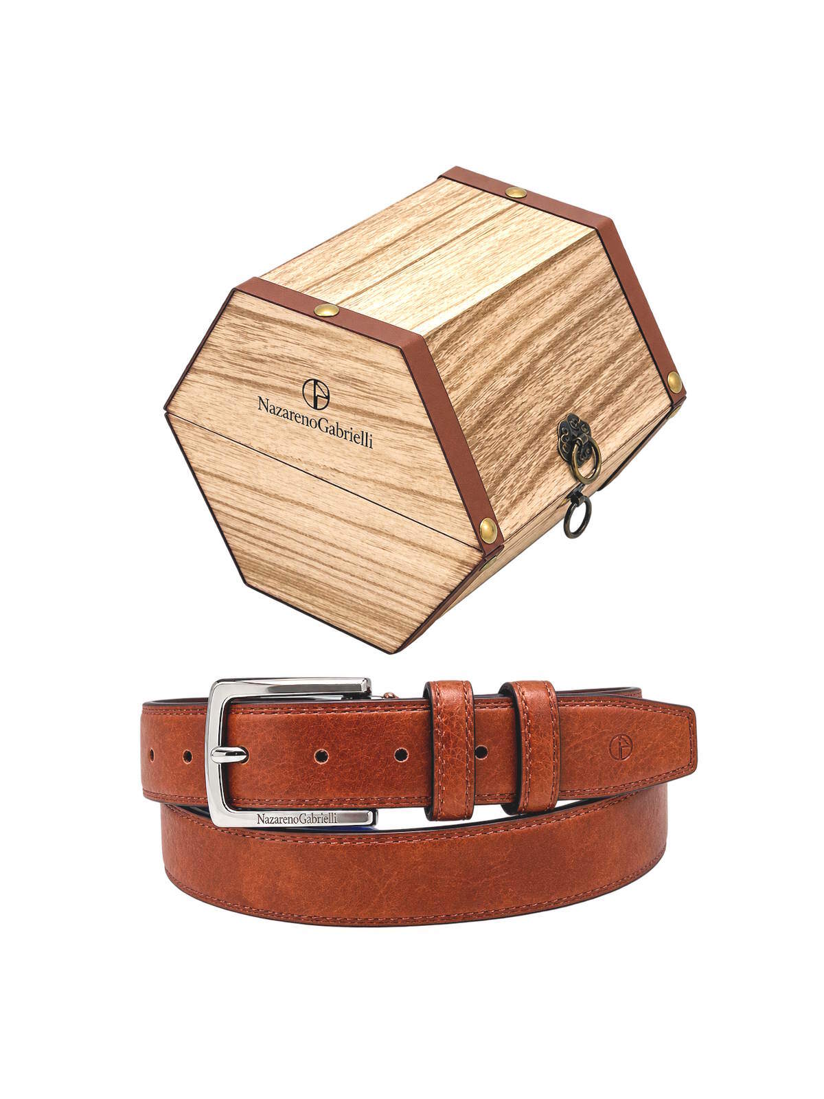 Wholesaler Suie Valentini - Christmas Gift for Him | Men's Belt with Wooden Gift Box, Art. CDK052
