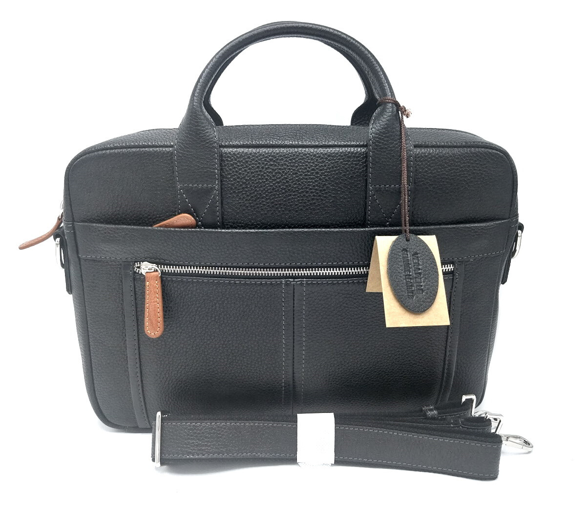 Wholesaler Suie Valentini - Genuine leather briefcase, for men
