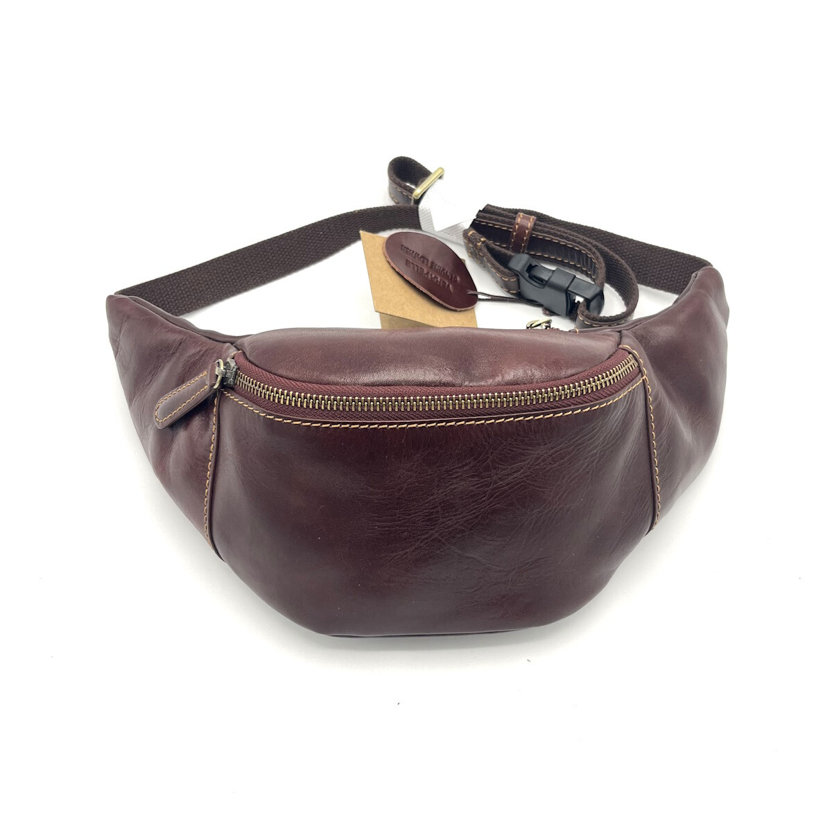 Wholesaler Suie Valentini - Buffered leather waist bag, for men