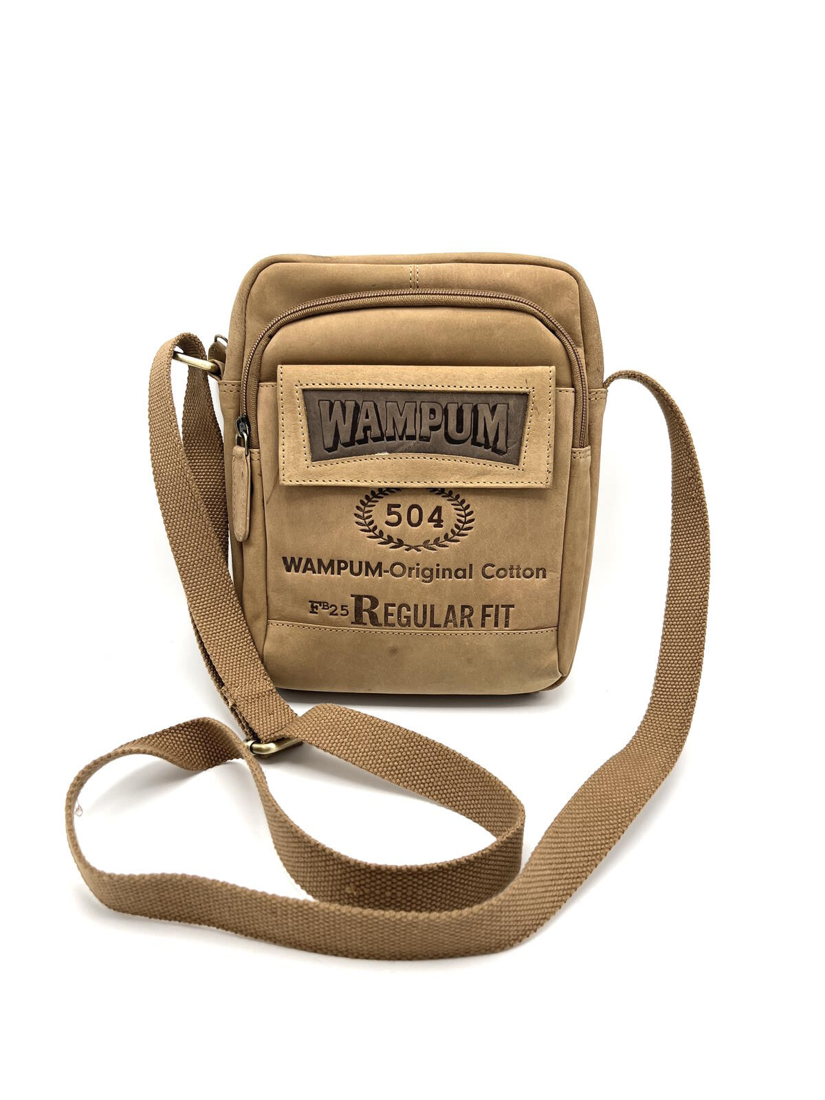 Wholesaler Suie Valentini - Brand WAMPUM, Genuine Leather Messenger Bag