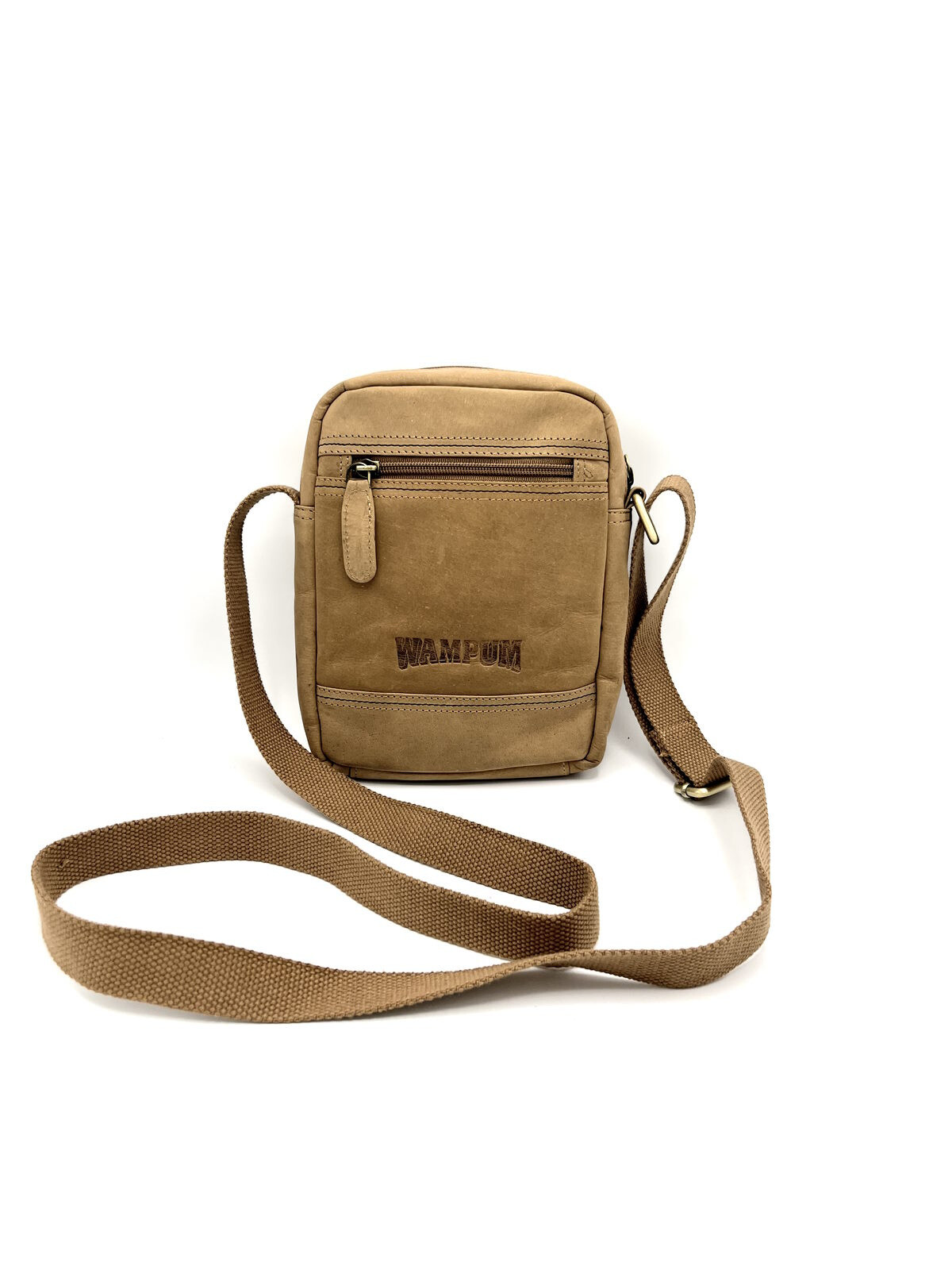 Wholesaler Suie Valentini - Brand WAMPUM, Genuine Leather Messenger Bag