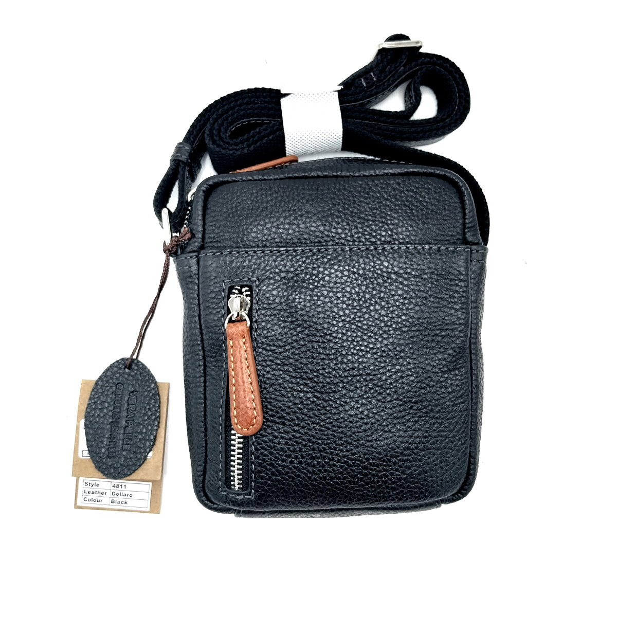 Wholesaler Suie Valentini - Genuine leather shoulder bag small size, for men