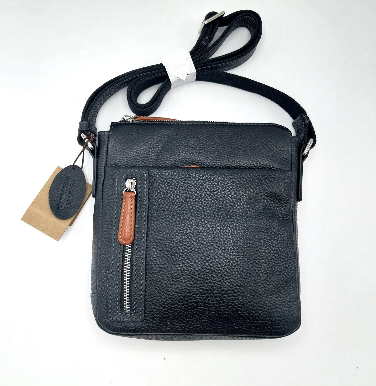 Wholesaler Suie Valentini - Genuine leather shoulder bag, for men